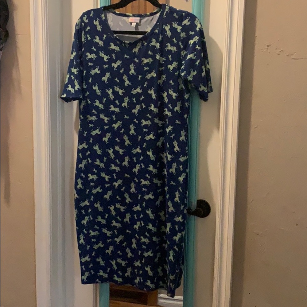 Lularoe Julia size Medium Unicorn